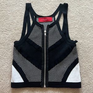 Akira zipper crop top